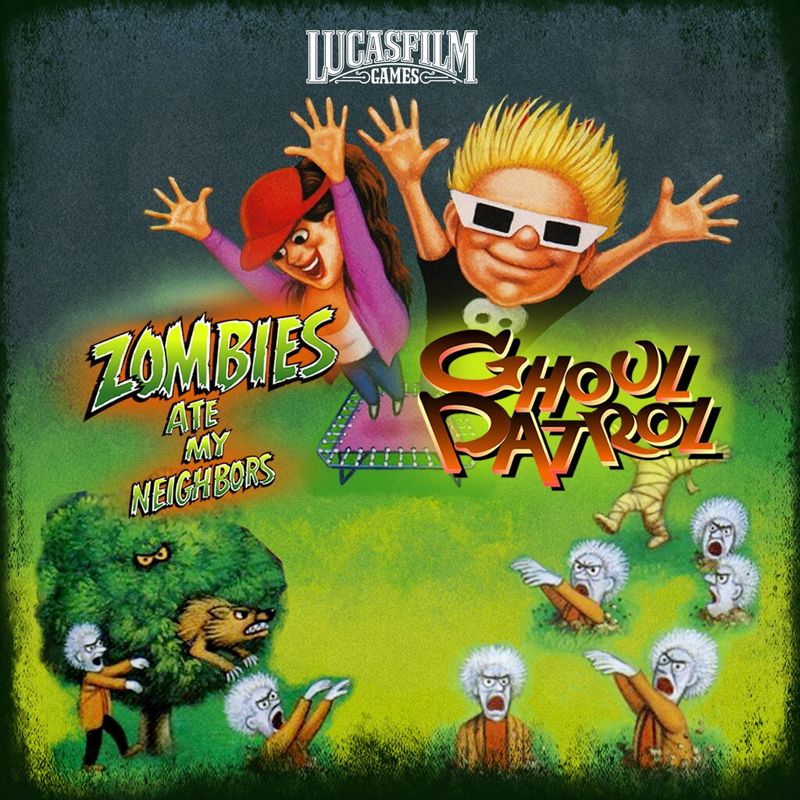 Zombies Ate My Neighbors + Ghoul Patrol [Collector's Edition] box art for Playstation 4